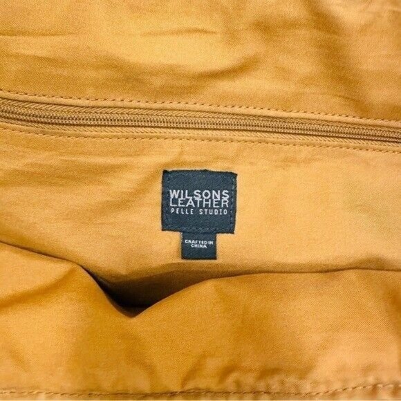 Vintage Cognac Large Wilson's Leather Pelle Studio DuffleOvernight Bag - Picture 11 of 11